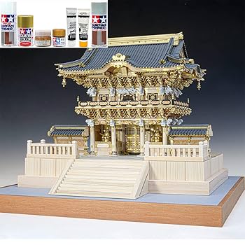Amazon | ウッディジョー/木製建築模型 1/50日光東照宮・陽明門